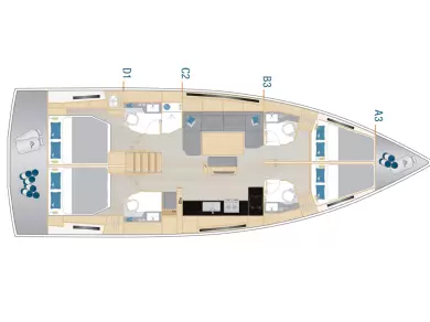 Hanse Hanse 460 de alquiler a Seget Donji