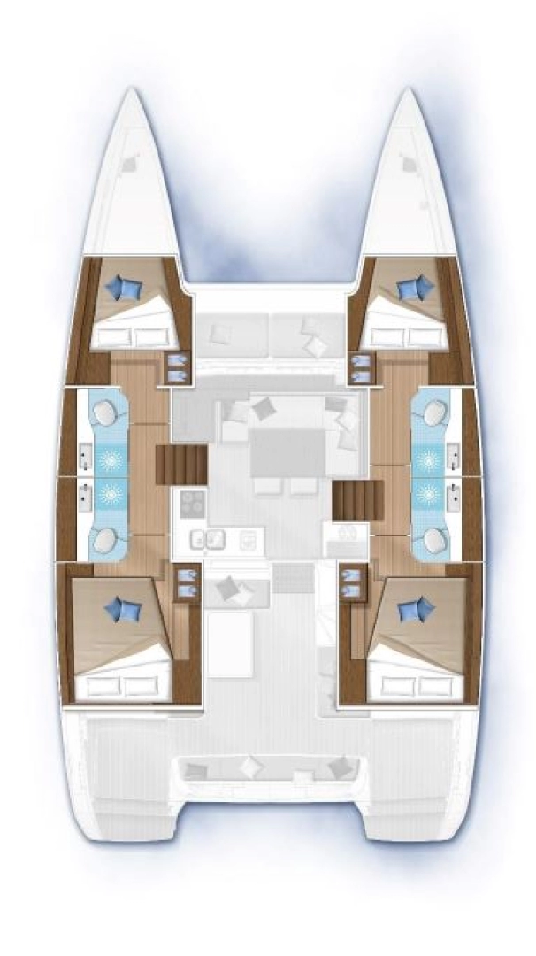 Alquiler Catamarán Lagoon con o sin  título de navegación