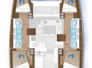 Alquiler Catamarán Lagoon con o sin  título de navegación