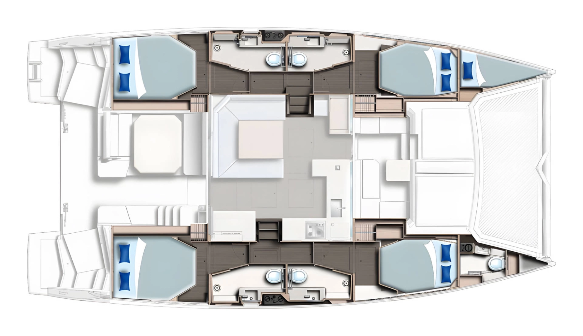 Alquiler Catamarán Leopard Catamarans / Robertson & Caine con o sin  título de navegación