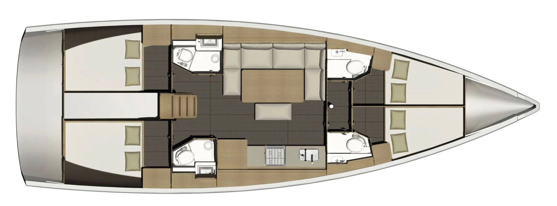 Alquiler Velero en Lefkáda - Dufour Dufour 460 Grand Large