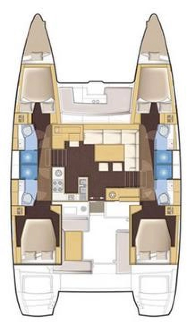 Alquiler de embarcaciones Lagoon Lagoon 450 enÁlimos en Samboat