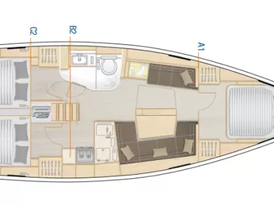 Hanse Hanse 418 de alquiler a Fethiye