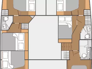 Alquiler Catamarán Fountaine Pajot con o sin  título de navegación