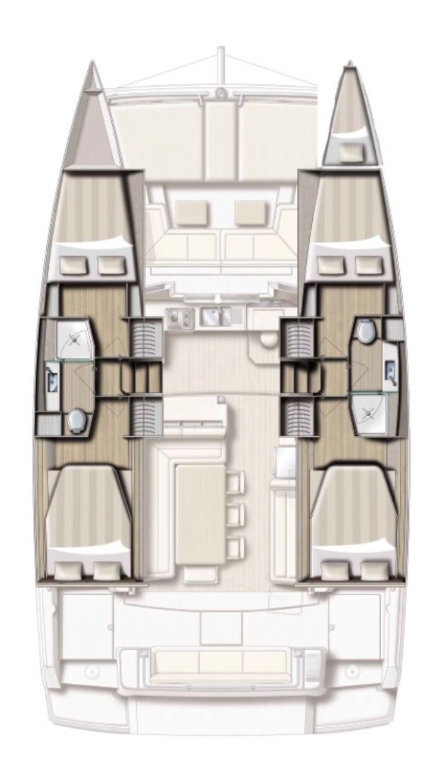 Alquiler Catamarán en Šibenik - Bali Bali 4.2