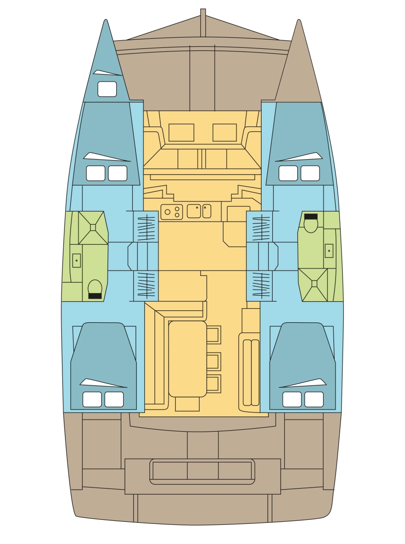 Alquiler Catamarán en Marsh Harbour - Bali Bali 4.1