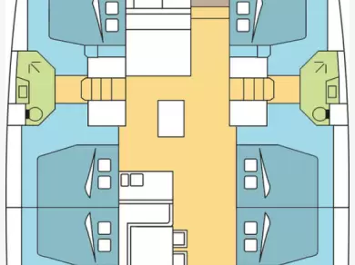 Alquiler Catamarán en Pozzuoli - Bali Bali 5.4