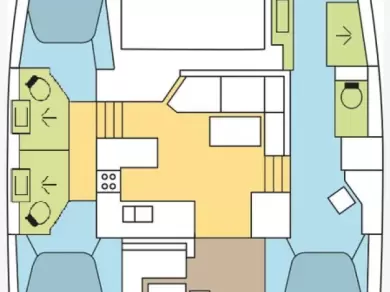 Alquiler Catamarán Fountaine Pajot con o sin  título de navegación