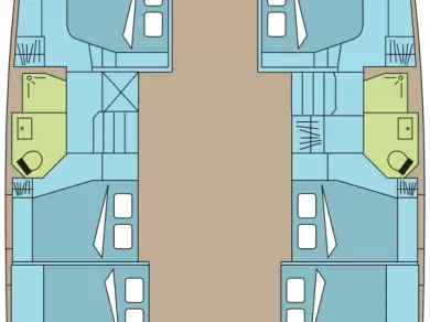 Alquiler Catamarán Fountaine Pajot con o sin  título de navegación