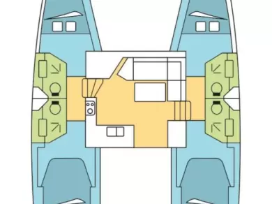 Alquiler de Fountaine Pajot Isla 40 en Lefkáda