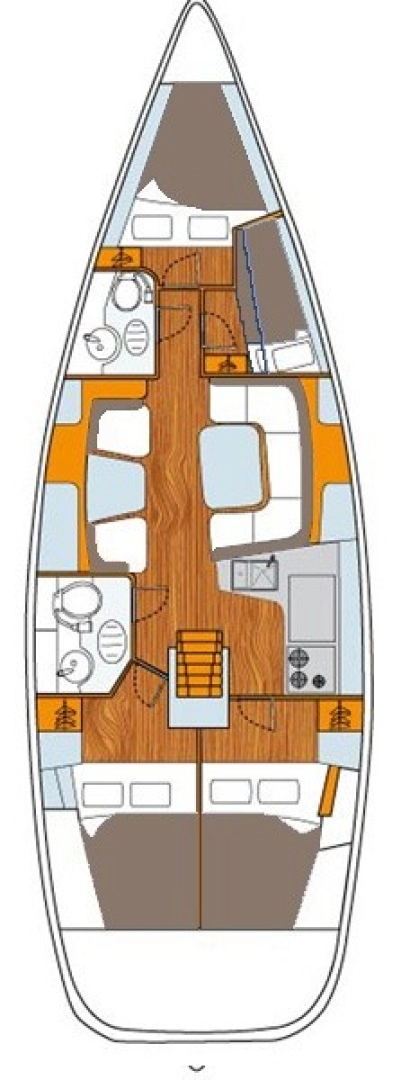 Alquiler Velero en Betina - Jeanneau Sun Odyssey 43 DS