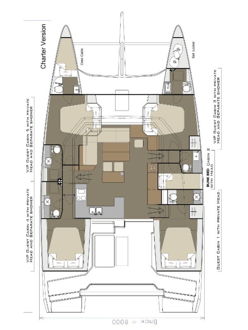Alquiler Catamarán Dufour con o sin  título de navegación