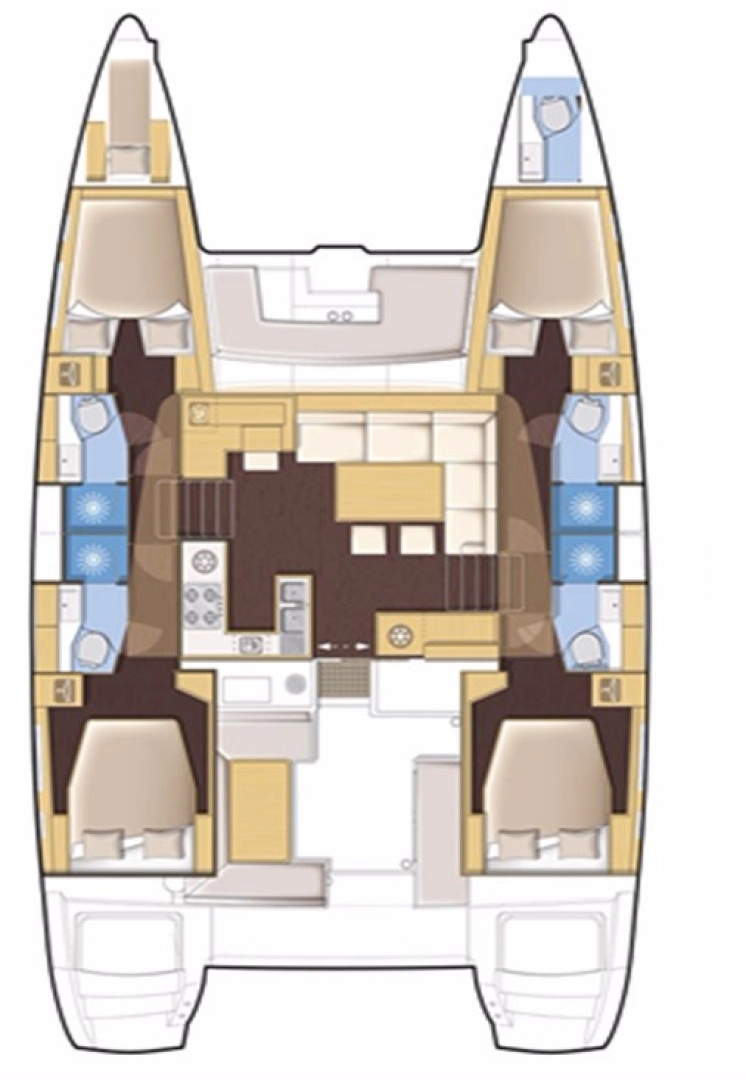 Alquiler de embarcaciones Lagoon Lagoon 450 F enÁlimos en Samboat