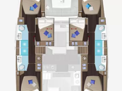 Alquiler Catamarán en Álimos - Lagoon Lagoon 51