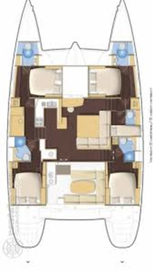 Alquiler de Lagoon Lagoon 500 en Isla Corazón de Jesús