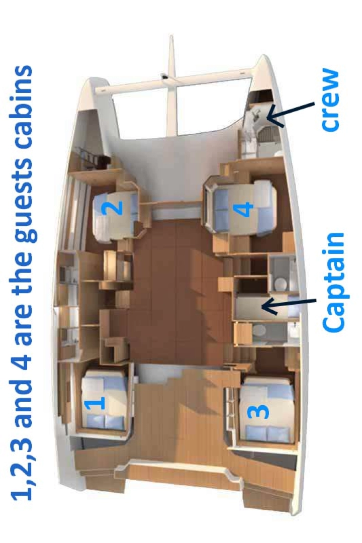 Alquiler de embarcaciones Dufour Dufour Catamarans 48 Sail enCapo d'Orlando en Samboat