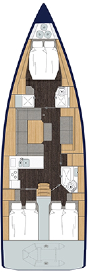 Alquiler de embarcaciones Bavaria Bavaria C45 enZadar en Samboat