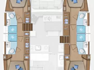 Alquiler de barcos Gouviá barato de Lagoon 46