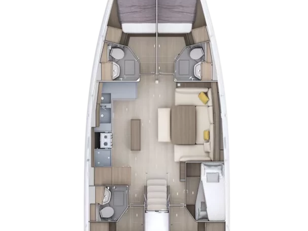 Alquiler de Bénéteau Oceanis 52 - 6 cab. en Álimos