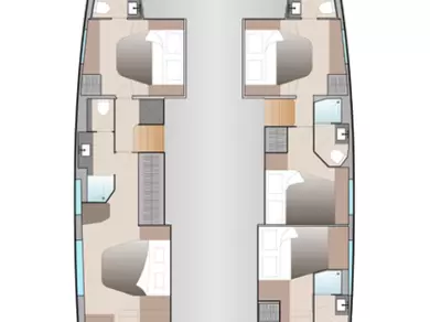 Alquiler Catamarán Fountaine Pajot con o sin  título de navegación
