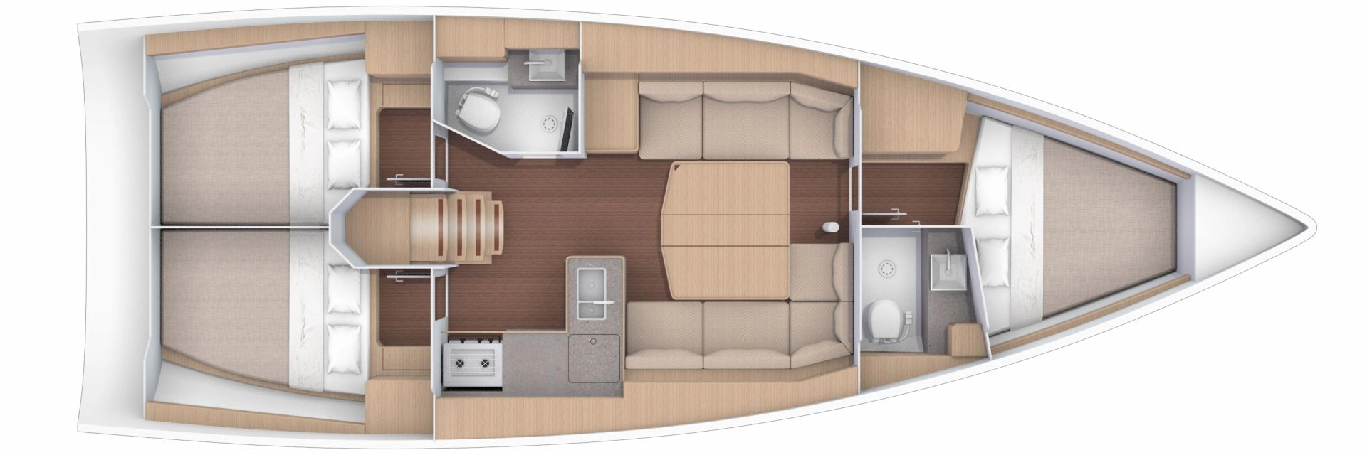 Alquiler de barcos Marsella barato de Dufour 390 Grand Large