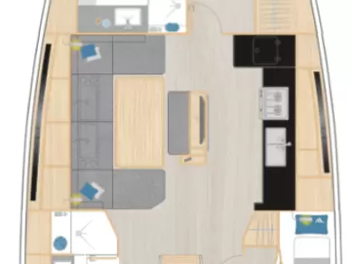 Alquiler Velero Hanse con o sin  título de navegación