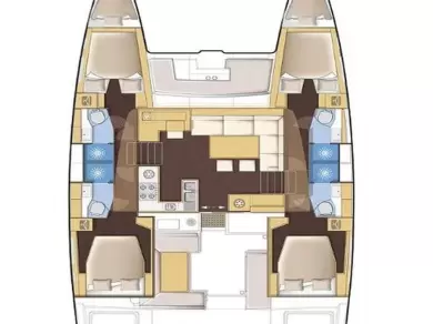 Alquiler de barcos Fethiye barato de Lagoon 410 S2