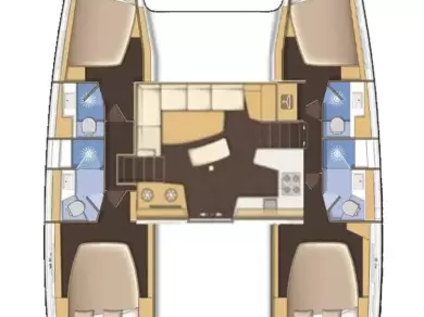 Alquiler de barcos Mahé barato de Lagoon 42