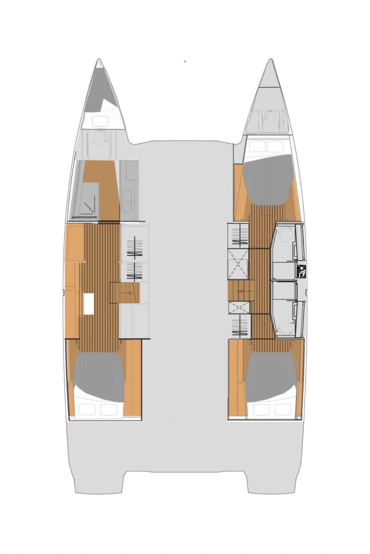 Alquiler Catamarán Fountaine Pajot con o sin  título de navegación