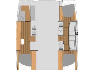 Alquiler Catamarán Fountaine Pajot con o sin  título de navegación