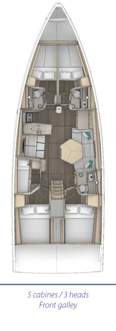 Alquiler Velero Dufour con o sin  título de navegación