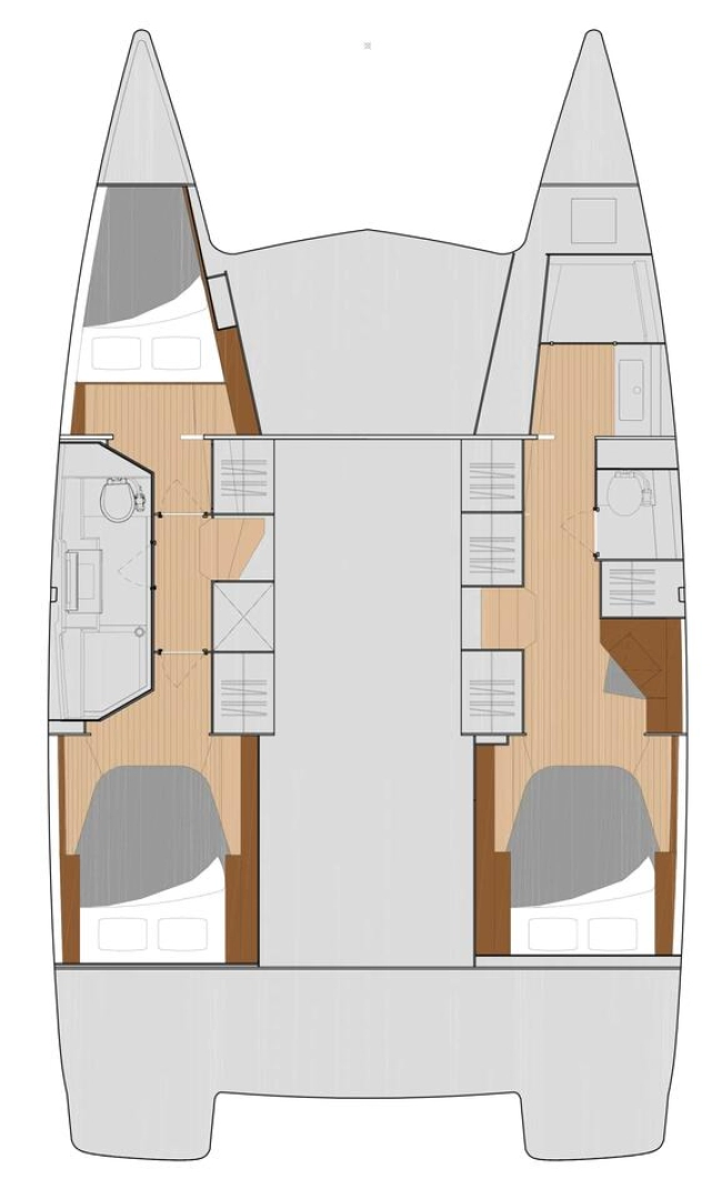 Alquiler Catamarán Fountaine Pajot con o sin  título de navegación