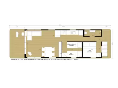 Alquiler Casa flotante WOMA con o sin  título de navegación