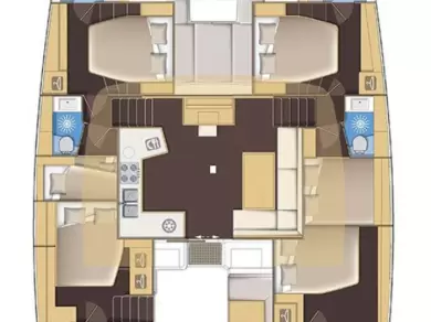 Alquiler Trogir - Lagoon Lagoon 52 F en SamBoat