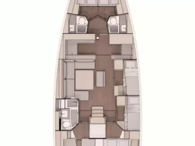 Dufour Dufour 530 de alquiler a Seget Donji