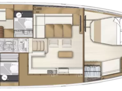 Alquiler de embarcaciones Jeanneau Jeanneau 55 - 3 + 1 cab. enRoad Town en Samboat