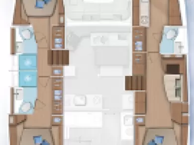 Alquiler Catamarán Lagoon con o sin  título de navegación