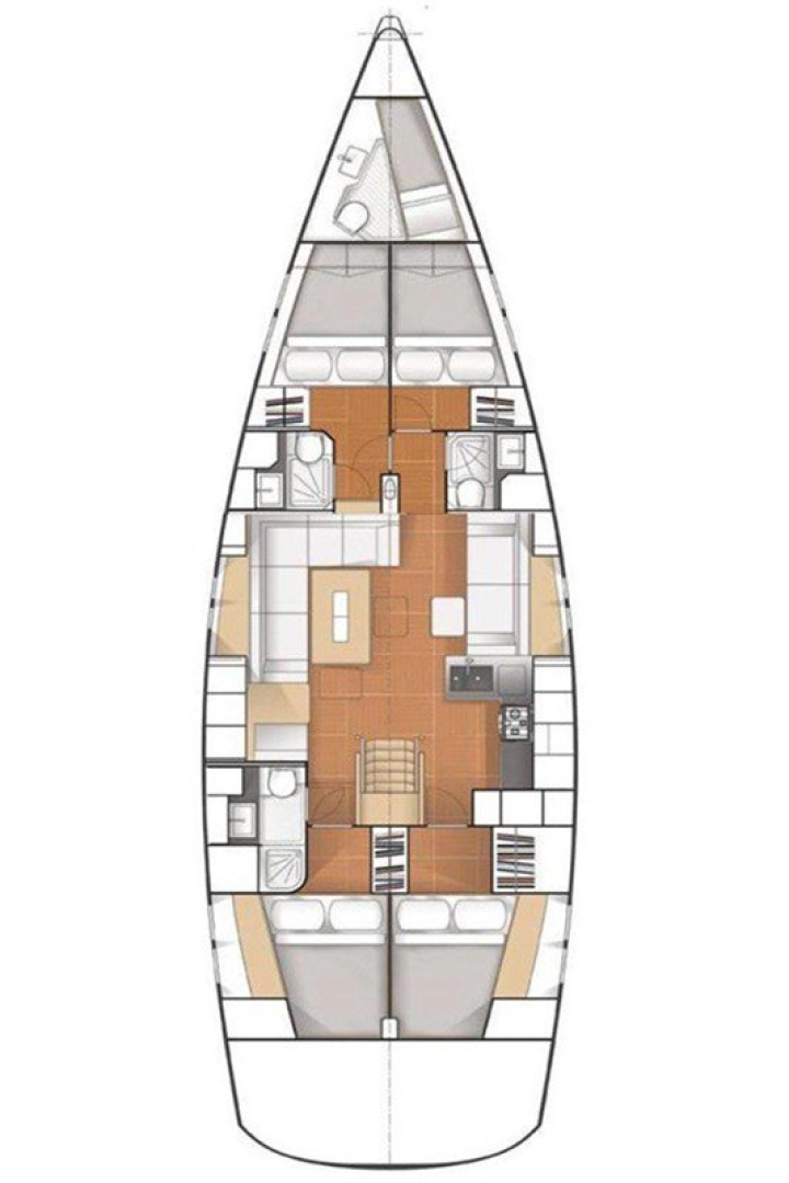 Hanse Hanse 545 de alquiler a Split
