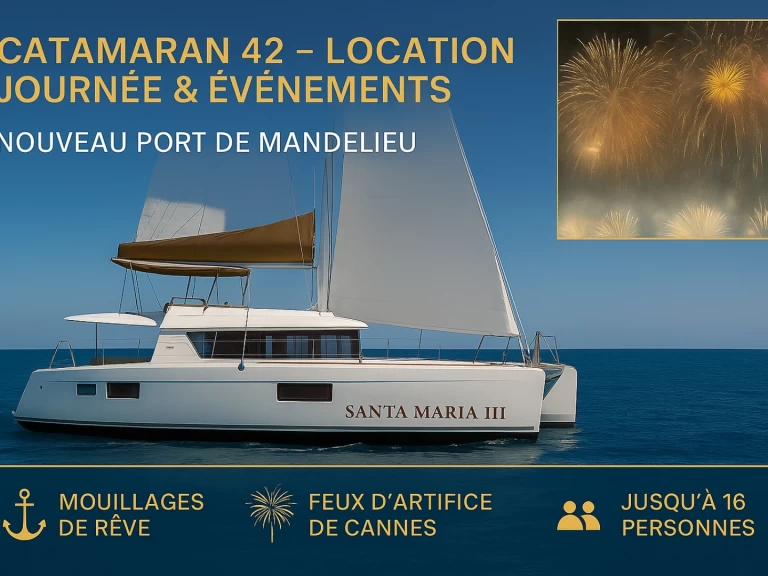 Catamarán para alquilar Francia al mejor precio