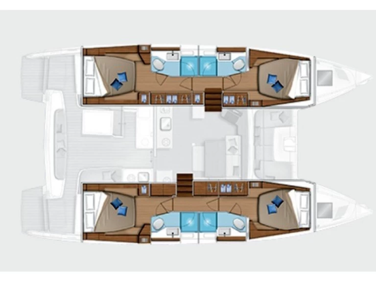 Alquiler Catamarán en Álimos - Lagoon Lagoon 46