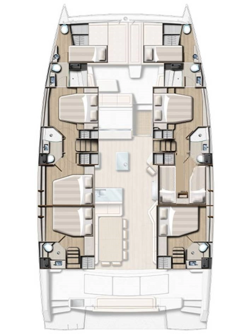 Alquiler Catamarán en Road Town - Bali Bali 5.4