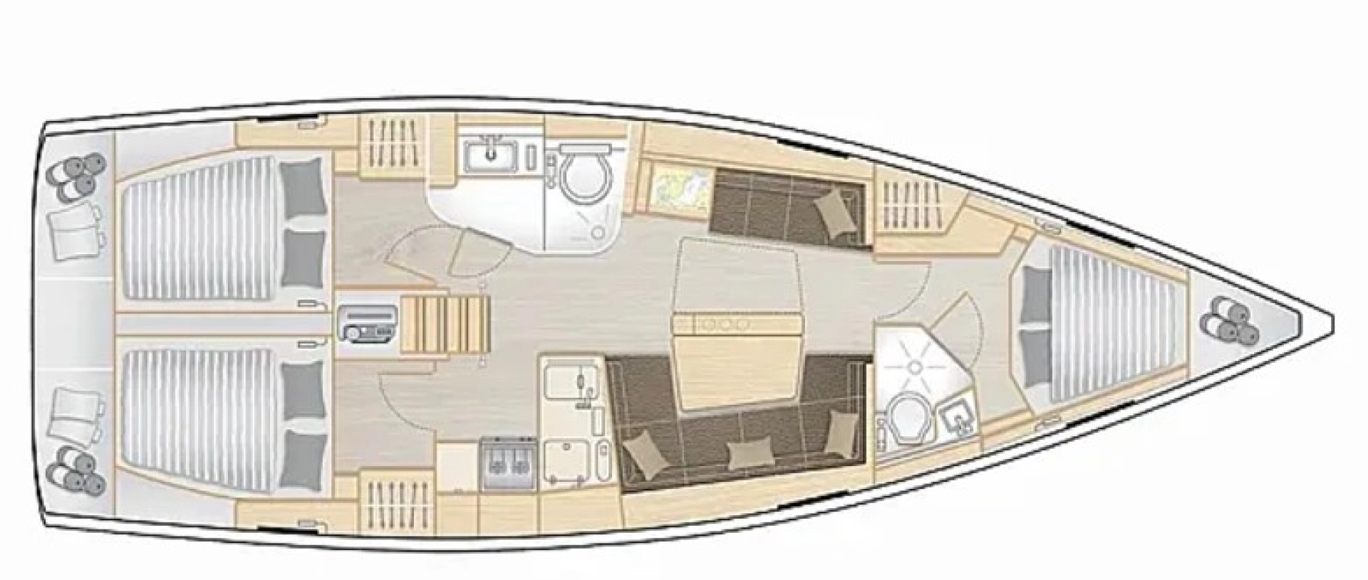 Hanse Hanse 418 de alquiler a Lefkáda