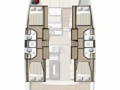 Alquiler Catamarán en Lefkáda - Bali Bali 4.2