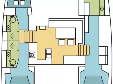 Alquiler Catamarán Lagoon con o sin  título de navegación