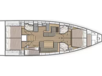 Alquiler de barcos Marmaris (district) barato de Oceanis 51.1