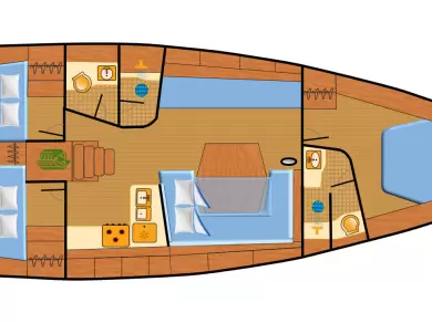 Alquiler de barcos Pula barato de Dehler 46 SQ