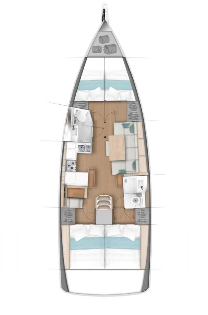 Jeanneau Sun Odyssey 440 de alquiler a Fethiye