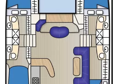 Alquiler Lancha Fountaine Pajot con o sin  título de navegación