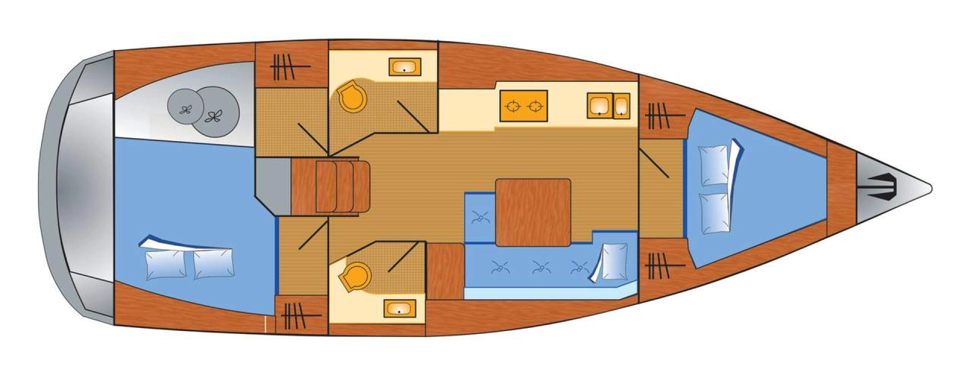 Alquiler Barth - Dufour Dufour 382 Grand Large en SamBoat