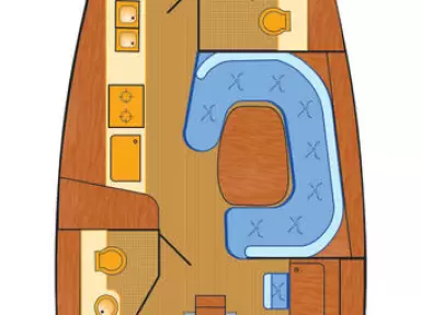 Alquiler de embarcaciones Bootsbau Rügen GmbH Vilm 41 cruiser enBarth en Samboat